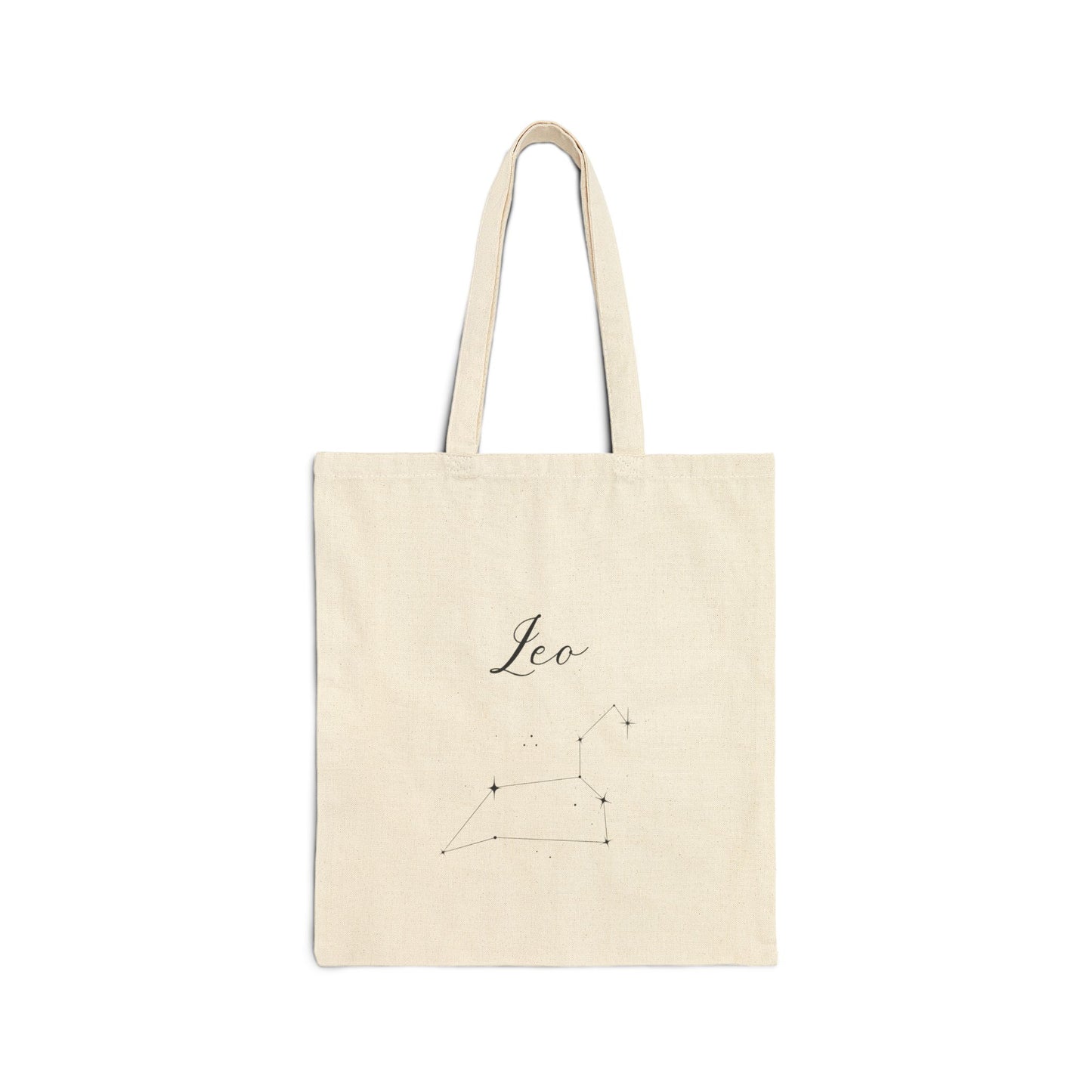 'Queen Of Leo' Star Sign - Double Sided Canvas Tote Bag