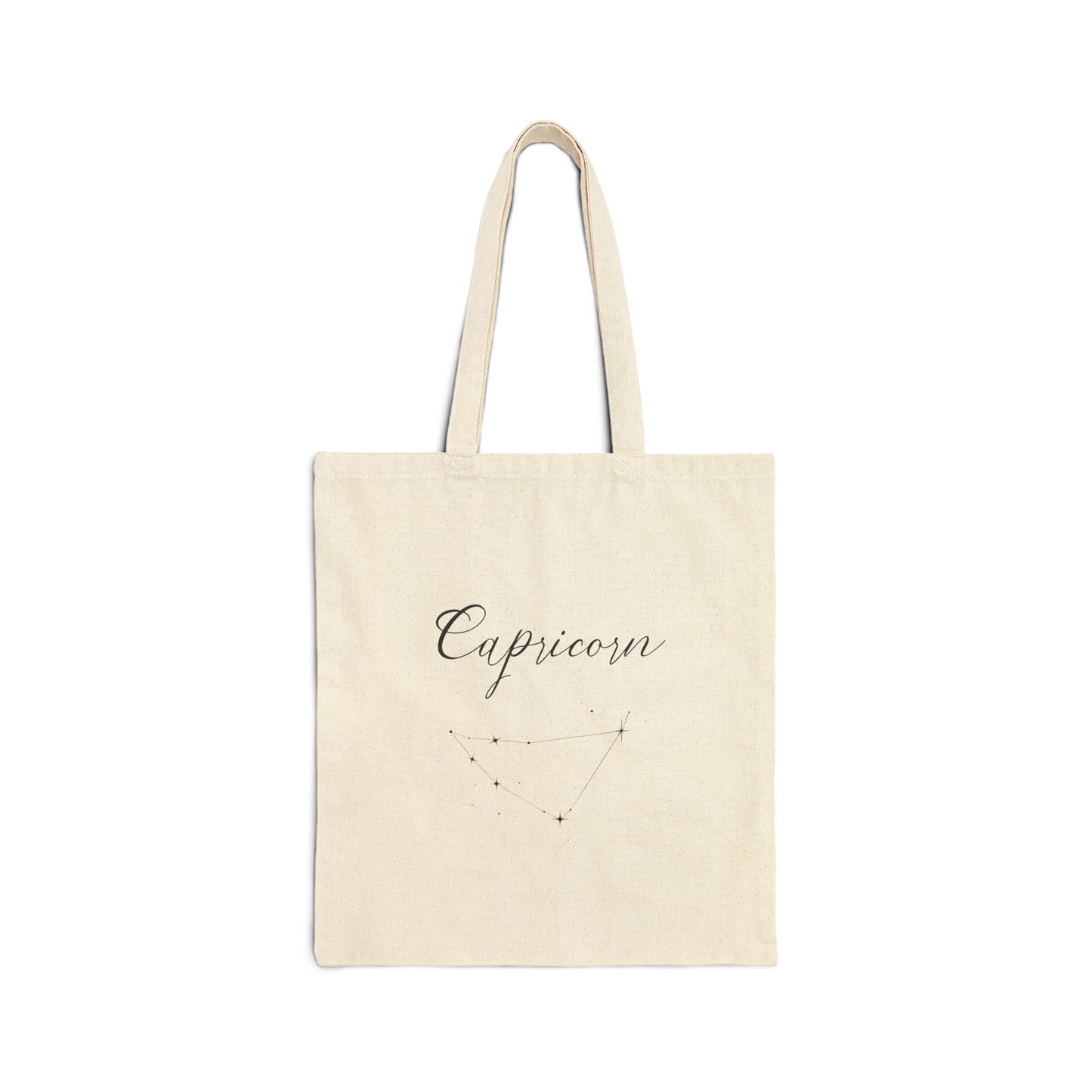 'Queen Of Capricorn' Star Sign - Double Sided Canvas Tote Bag